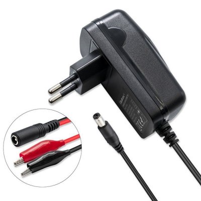 Qoltec Automatyczna ładowarka do akumulatora AGM GEL STD 6V | 1A |      Prostownik z sygnalizatorem LED