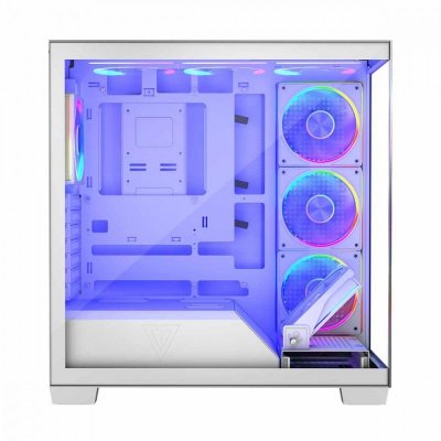 MODECOM Obudowa PC STELLAR 5F ARGB 20 Biała