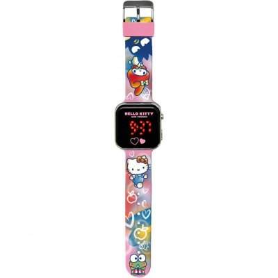 Kids Euroswan Zegarek LED z kalendarzem Hello Kitty