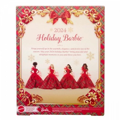 Mattel Lalka Barbie Holiday brunetka