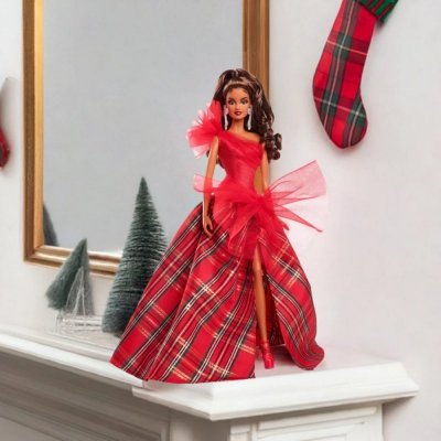 Mattel Lalka Barbie Holiday brunetka