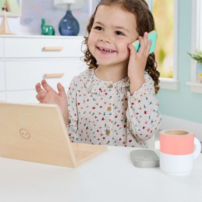 Fisher Price Praca zdalna Biuro Malucha drewniane