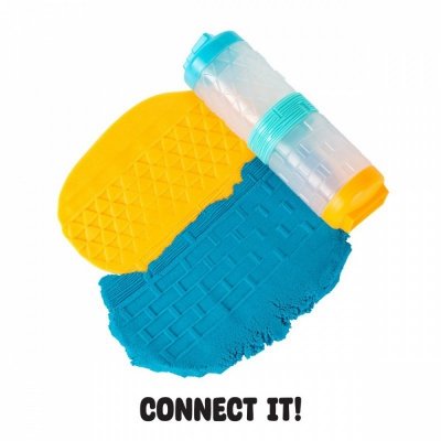 MGA Piasek kinetyczny Wonder Factory Never Dry Sand Bag, Fioletowy, turkusowy