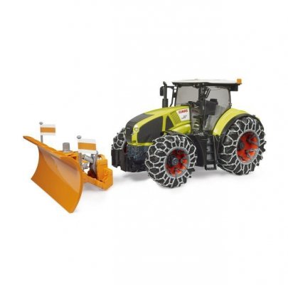 BRUDER Traktor Claas Axion 950 z pługiem do śniegu