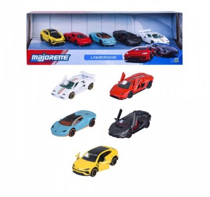 Majorette Zestaw pojazdów Lamborghini 5-pak