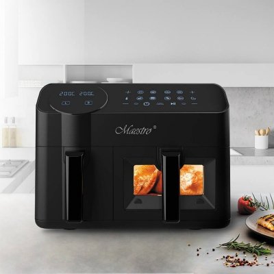 Feel-Maestro Frytownica beztłuszczowa podwójna 3,5l + 6l  2400W  MR-760