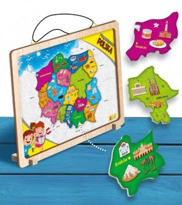 Lisciani I'M A Genius Magnetyczna mapa Polski