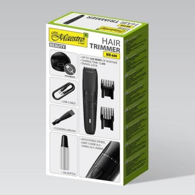Feel-Maestro Trymer do włosów USB  MR-640