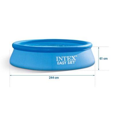 Basen ogrodowy rozporowy 244  x 61 cm 18w1 INTEX 28108