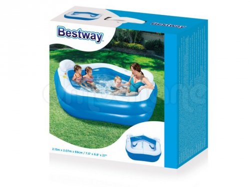 Basen dmuchany pięciokąt 213 x 207 x 69 cm Bestway 54153