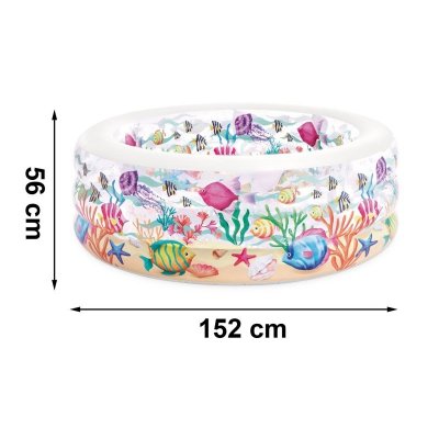 Basen dmuchany brodzik akwarium 152x56 cm INTEX 58480