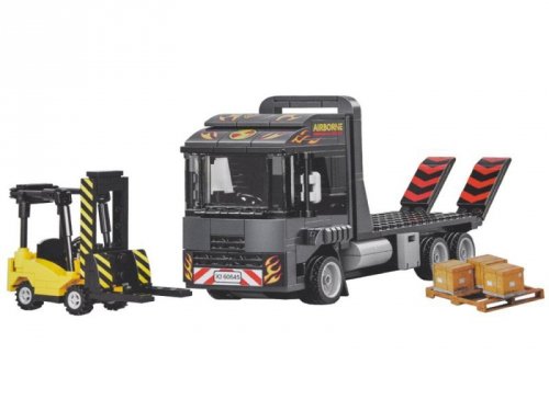 Klocki techniczne POJAZDY 1:42 - Tir z lawetą i wózek widłowy 404ele ZA5722