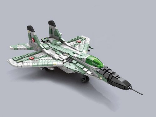 Klocki techniczne Samolot myśliwski dalekiego zasięgu MIG-29 1290ele ZA5800