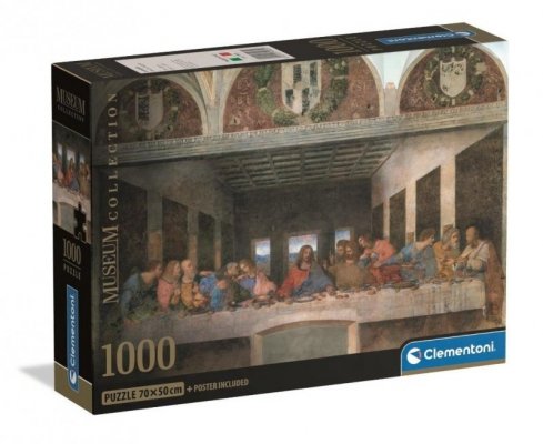 Puzzle 1000 Museum Leonardo: Cenacolo