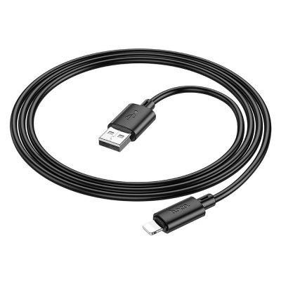 Kabel USB A do Lightning Hoco 2,4A 1 m X88 czarny