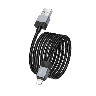Kabel USB A do Lightning Hoco 2,4A 1 m X110 czarny