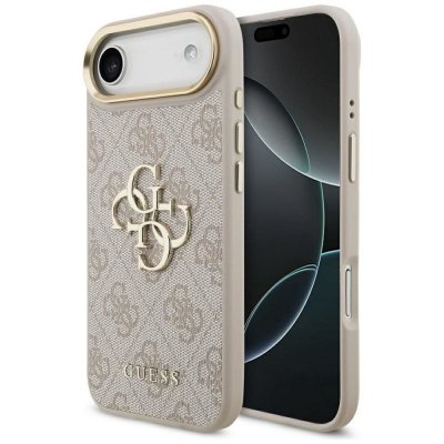 GUESS futerał do IPHONE 17 Air GUHCP17M4GMGCPI (PU W/ Big 4G Classic Logo) złoto różowy