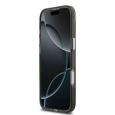 GUESS futerał do IPHONE 17 Air kompatybilny z MagSafe GUHMP17MHGTMLCGK (IML Gradient W/ Triangle Logo) czarny