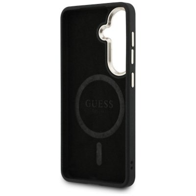 GUESS futerał do SAMSUNG S26 GUHMS26SP4MSEGCK (4G Embossed Ring MagSafe) czarny
