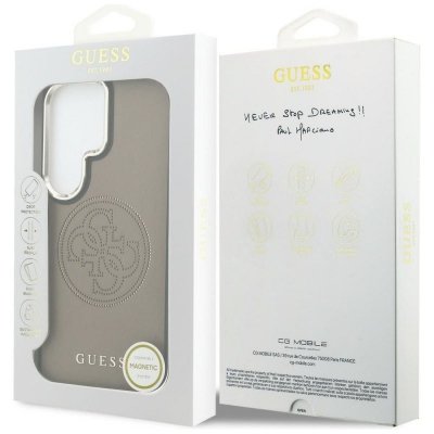 GUESS futerał do SAMSUNG S26 Ultra GUHMS26L5PG4SRGW (Perforated Logo MagSafe) brązowy