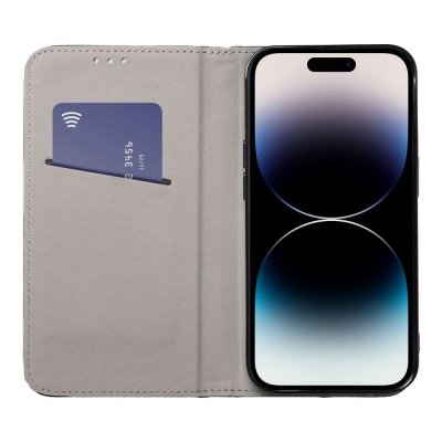 Etui z klapką na Oppo Reno 13 PRO 5G Smart Magneto ciemnozielone
