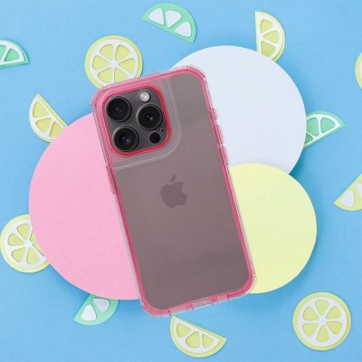 Futerał do iPhone 17 AIR Matrix Clear pudrowy róż