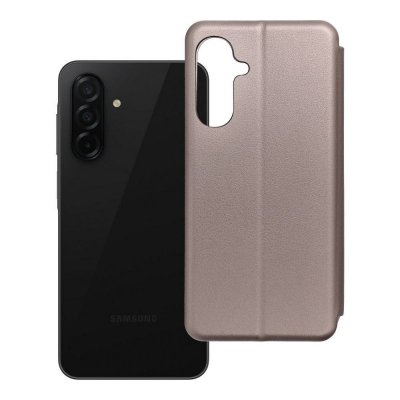 Etui z klapką na Samsung A26 Elegance Book stalowe