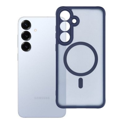 Futerał do Samsung S25 PLUS Full Matte Mag Cover zgodny z MagSafe niebieski