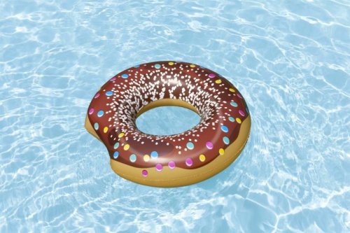 Duże kółko do pływania dla dzieci Donut Brązowy BESTWAY 107cm Winyl