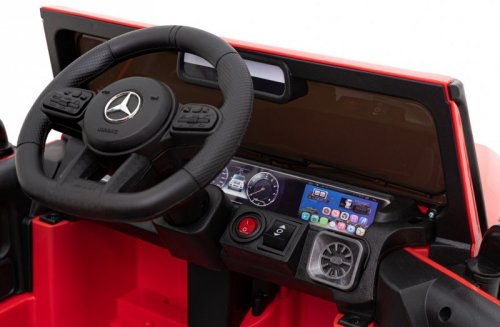 Mercedes AMG G63 dla dzieci Czerwony + Pilot