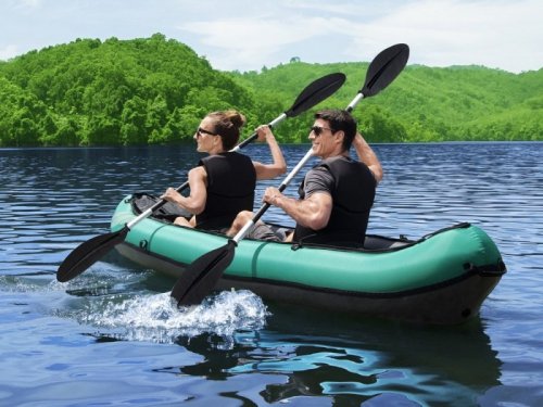 Bestway Kajak 2osobowy Ventura Elite X2 ponton Hydro Force wiosła 65052