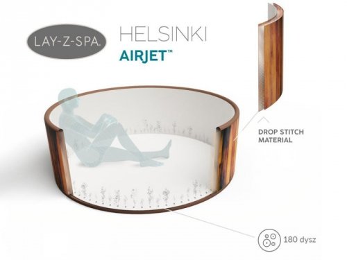 Bestway jacuzzi Lay-Z-Spa Helsinki 5-7 osób 60025