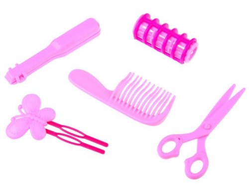 Głowa do czesania 20 cm LALKA SZATYNKA z akcesoriami fryzjerskimi ZA5838