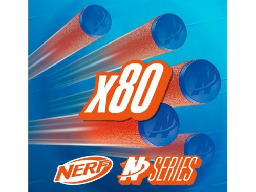 Hasbro Naboje piankowe NERF N1 - zestaw 80 szt. strzałki Dł. 6cm ZA6189