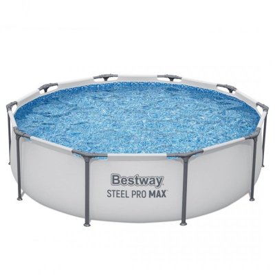 Basen Stelażowy Steel Pro MAX 305x76 Okrągły 10FT BESTWAY 3w1