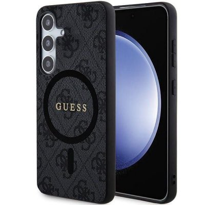 GUESS futerał do SAMSUNG S24 kompatybilny z MagSafe GUHCS24SGF4GGR (4G Ring classic logo) czarny
