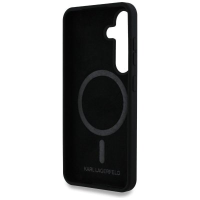 KARL LAGERFELD futerał do SAMSUNG S25 KLHMS25SSKCHTCK (Magnetic Silicone Double Heads) czarny