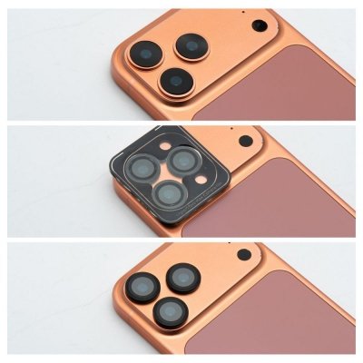 Szkło na aparat BLUE STAR Easy Install do IPHONE 17 AIR czarne