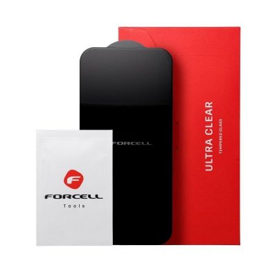 Szkło hartowane do iPhone 15 Forcell Ultra Clear Glass czarne