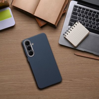 Futerał do Samsung A37 Kevlar zgodny z MagSafe niebieski