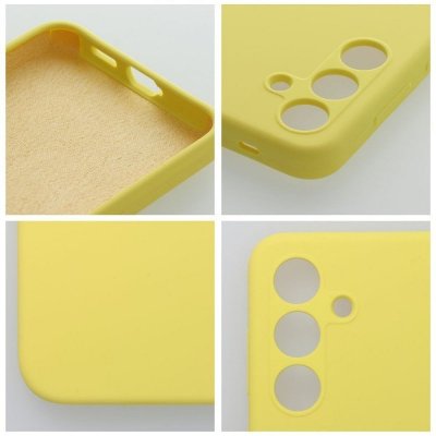 Futerał do Samsung A55 5G Silicone 2mm żółty