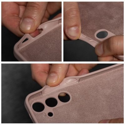 Futerał do Honor Magic 8 LITE Silicone 2mm pudrowy róż