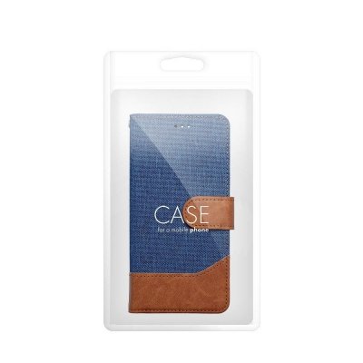 Etui z klapką na Samsung A20e Jeans Book niebieskie