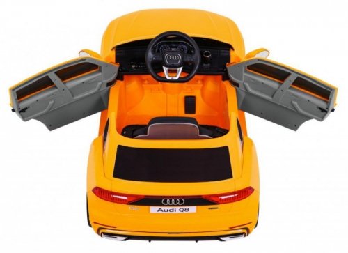 Audi Q8 Lift, SUV na akumulator dla dzieci Żółty + Pilot
