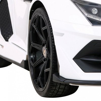 Lamborghini SVJ DRIFT dla 2 dzieci Biały + Funkcja driftu + Pilot