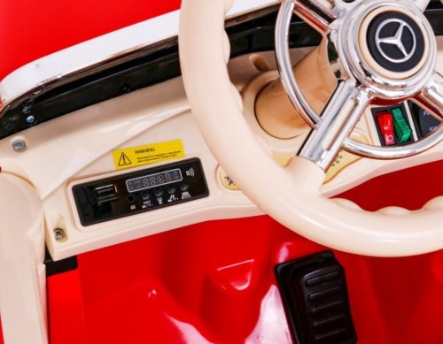 Mercedes Benz Retro 540A dla dzieci Czerwony