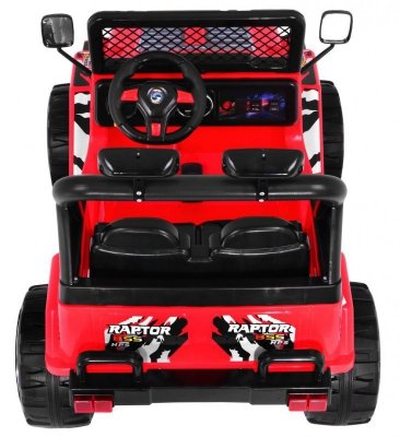 Terenowy Raptor Drifter na akumulator dla dzieci Czerwony + Pilot + Wolny Start + EVA + Dźwięki Światła