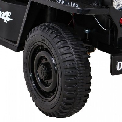 Autko Wojskowe Retro dla dzieci Czarny + Napęd 4x4