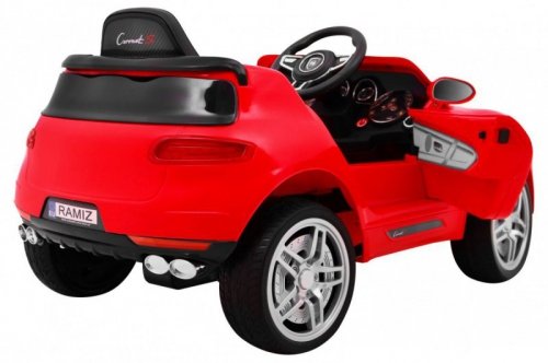 Autko Turbo-S na akumulator dla dzieci Czerwony Suv + Pilot