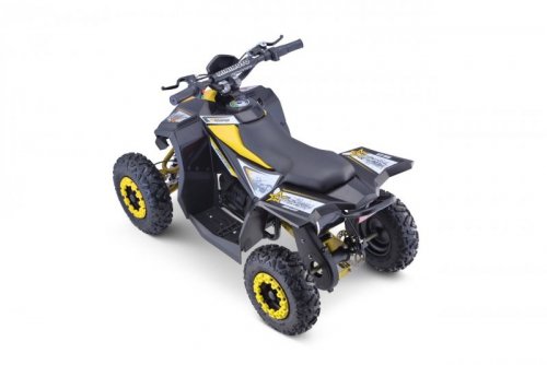 Quad HIPERFECT na akumulator Żółty 35km/h + Silnik 1000W + Koła pompowane + Regulacja siedzenia